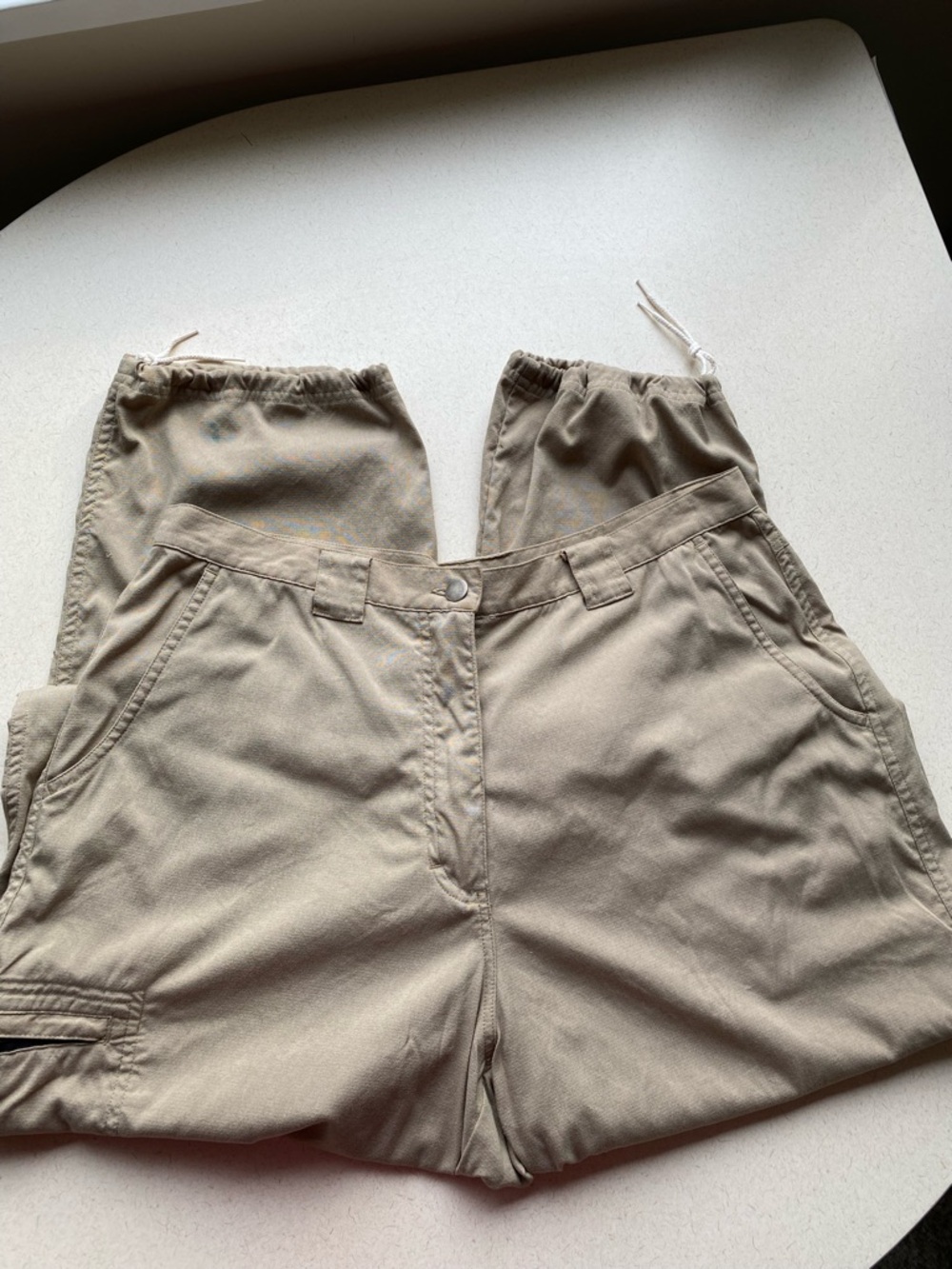 Mountain Equipment Coop Hiking Camping Cargo Drawstring Women’s Pants size 18